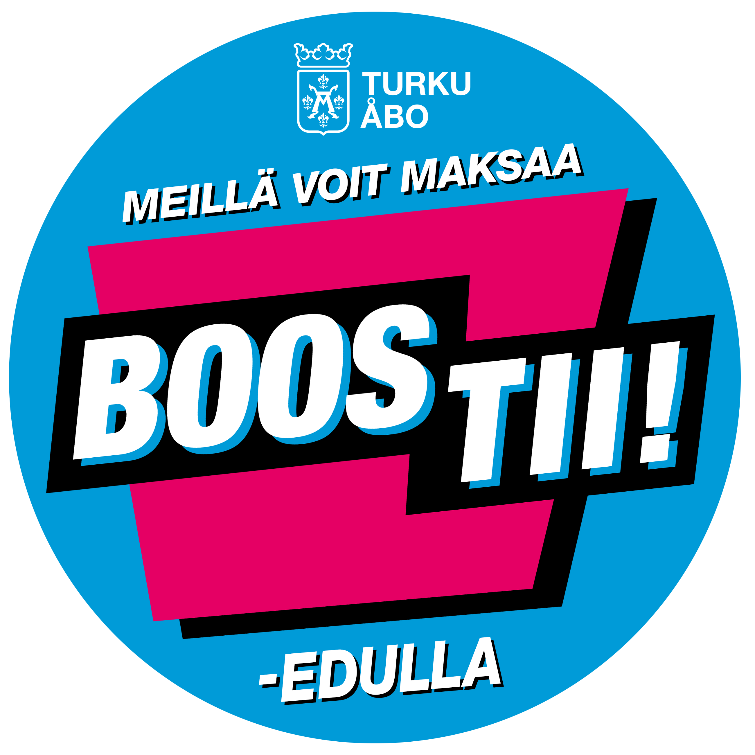 Meillä voit maksaa Boostii edulla