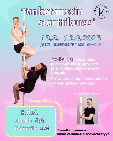 Tankotanssi starttikurssi syksy 2025