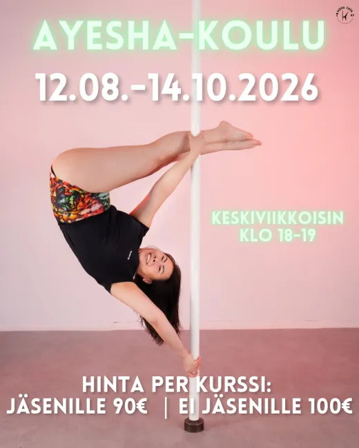 Ayesha-koulu 12.8-14.10.2026